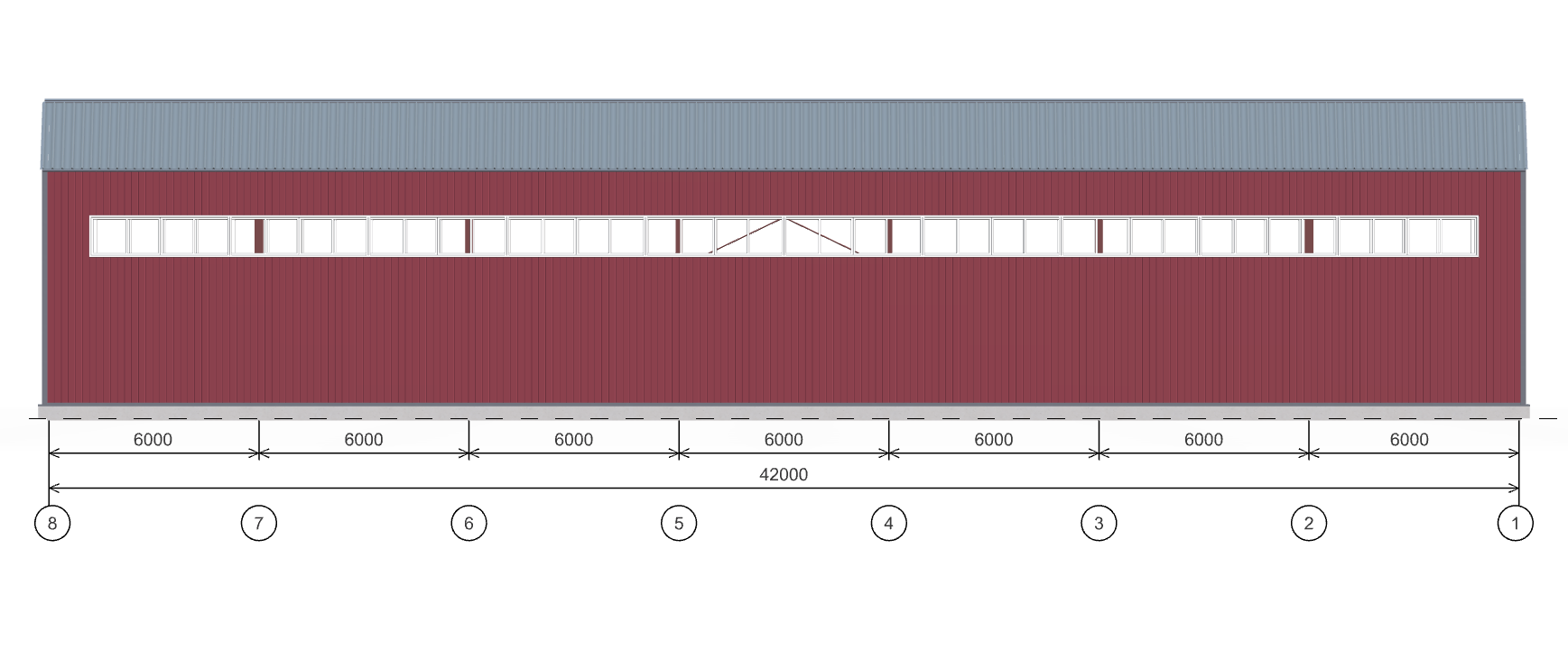 Быстровозводимый коровник, 504 кв.м