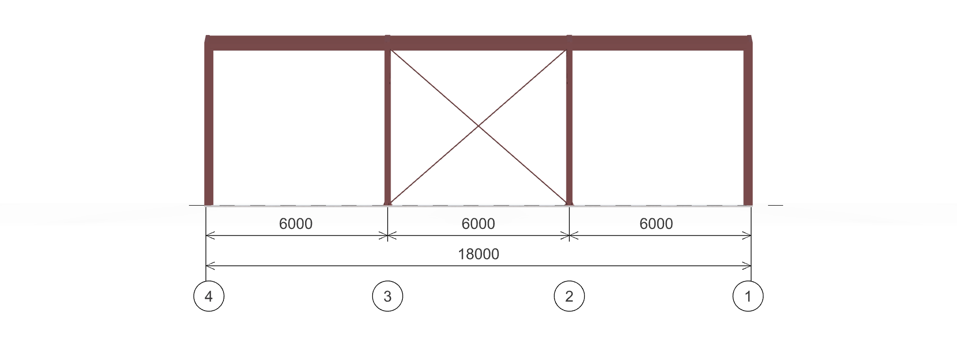 Каркас для магазина, 324 кв.м