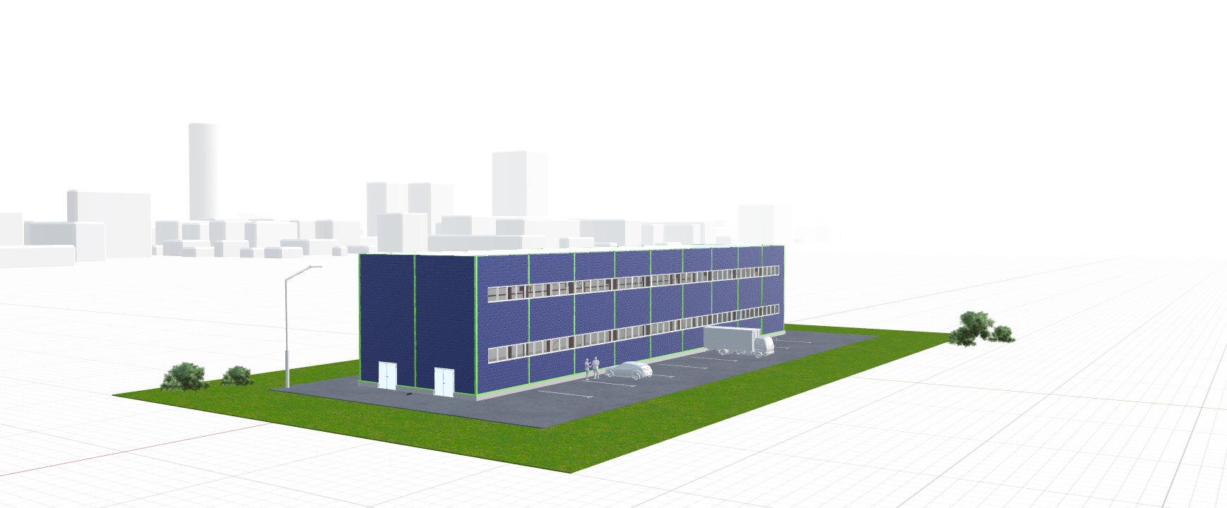 Быстровозводимый цех с кран-балкой, 648 кв.м